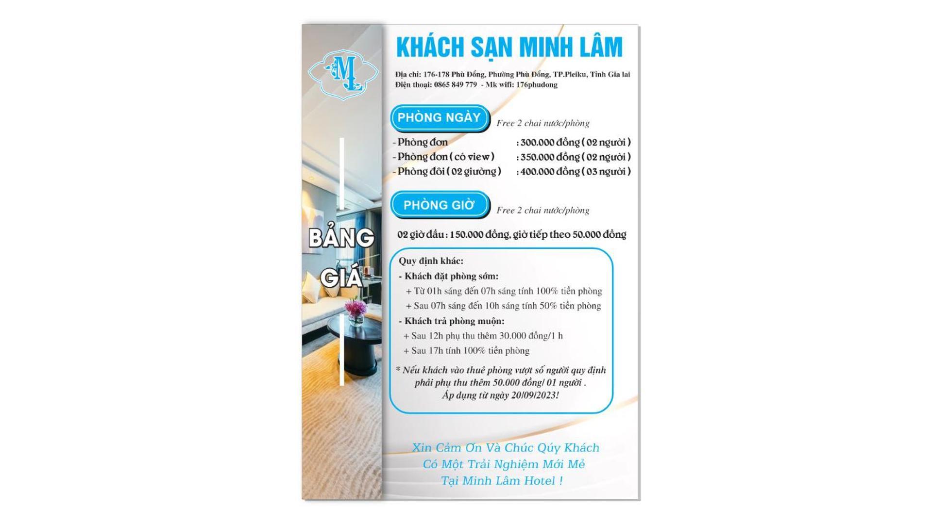 Minh Lam Hotel เปลกู ภายนอก รูปภาพ